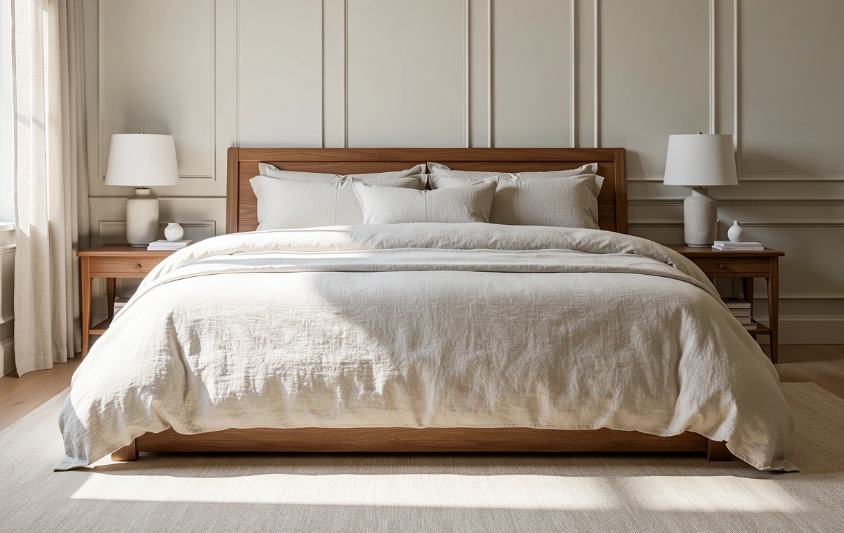 Ambiente de descanso sereno